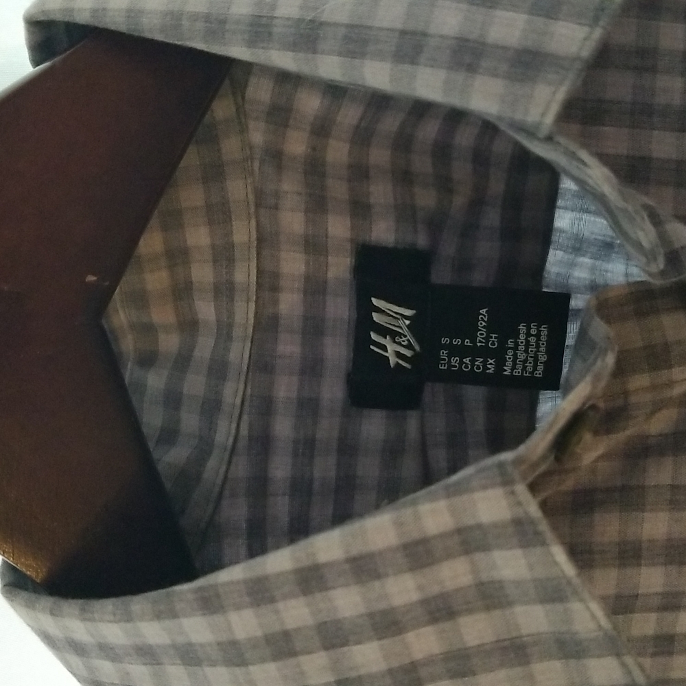 Gray Check Button Down - image 2